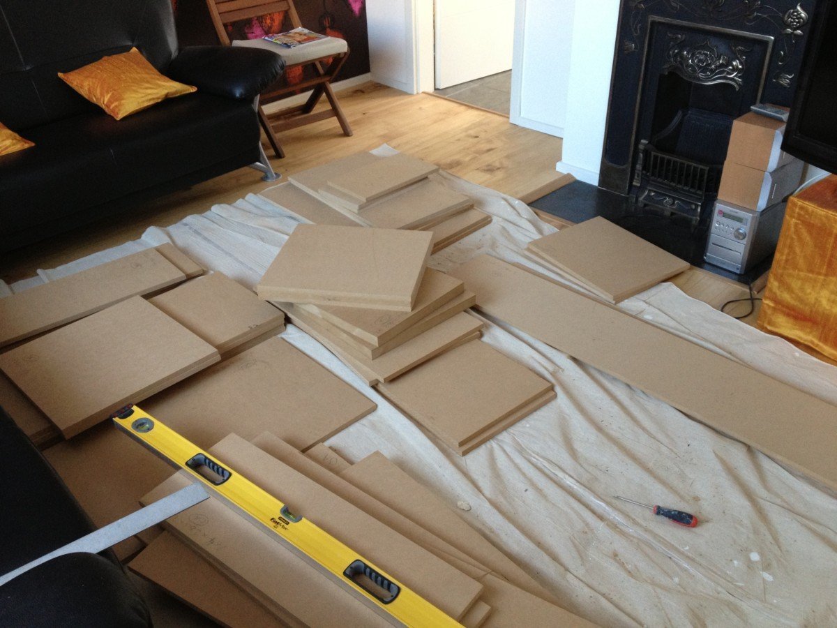 Bespoke MDF Joinery refurbishment project, photo 2 by KRAMAN Ltd, London
